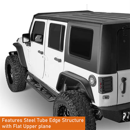 2007-2018 Jeep JK Fender Flares Kit 4x4 Jeep Parts - Ultralisk4x4 ul2086 12