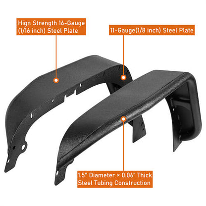 2007-2018 Jeep JK Fender Flares Kit 4x4 Jeep Parts - Ultralisk4x4 ul2086 14