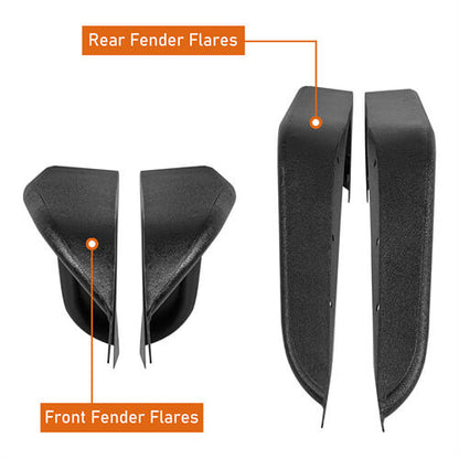2007-2018 Jeep JK Fender Flares Kit 4x4 Jeep Parts - Ultralisk4x4 ul2086 21