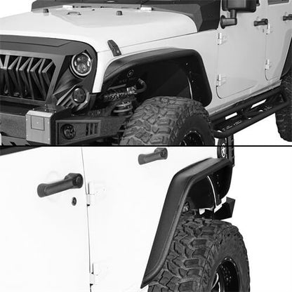 2007-2018 Jeep JK Fender Flares Kit 4x4 Jeep Parts - Ultralisk4x4 ul2086 23