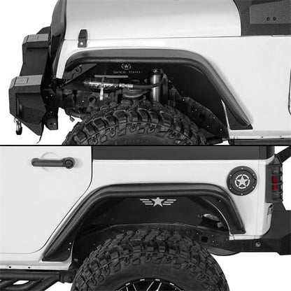 2007-2018 Jeep JK Fender Flares Kit 4x4 Jeep Parts - Ultralisk4x4 ul2086 24