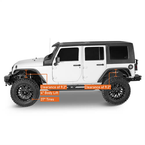 2007-2018 Jeep JK Fender Flares Kit 4x4 Jeep Parts - Ultralisk4x4 ul2086 9
