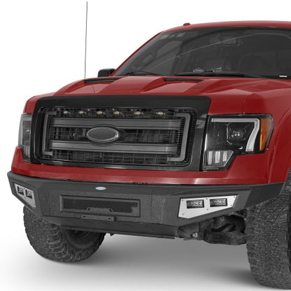 Front Bumper & Rear Bumper & Roof Rack Luggage Carrier(09-14 Ford F-150 SuperCrew,Excluding Raptor) - ultralisk4x4