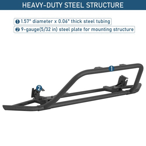 Front Bumper Rally Tubular Bumper For 2014-2018 Subaru Forester - Ultralisk4x4