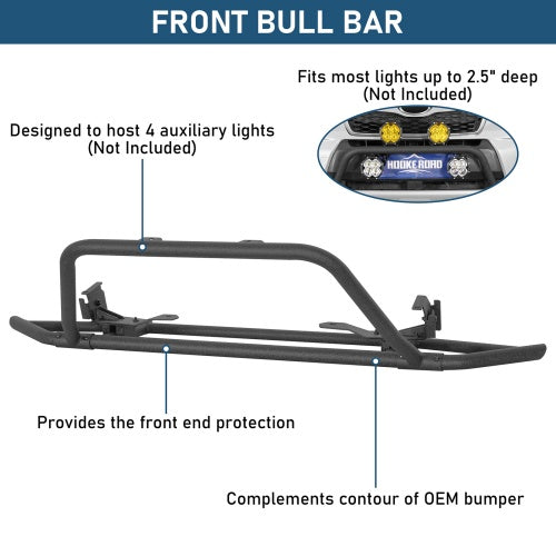 Front Bumper Rally Tubular Bumper For 2014-2018 Subaru Forester - Ultralisk4x4