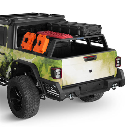 12.2" High Overland Bed Rack For 2020-2025 Jeep Gladiator JT / 2005-2023 Toyota Tacoma(5' Bed) / 2019-2025 Ford Ranger - Ultralisk4x4