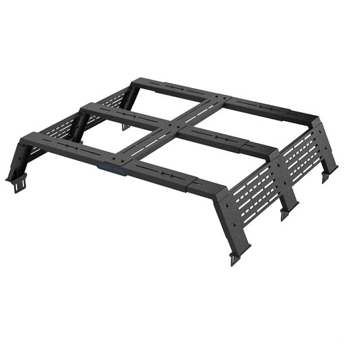 12.2" High Overland Bed Rack For 2020-2025 Jeep Gladiator JT / 2005-2023 Toyota Tacoma(5' Bed) / 2019-2025 Ford Ranger - Ultralisk4x4