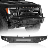 Full Width Front Bumper for 2009-2014 Ford F-150, Excluding Raptor ul820082018202 3-1