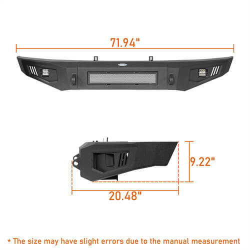 Full Width Front Bumper for 2009-2014 Ford F-150, Excluding Raptor ul820082018202 6