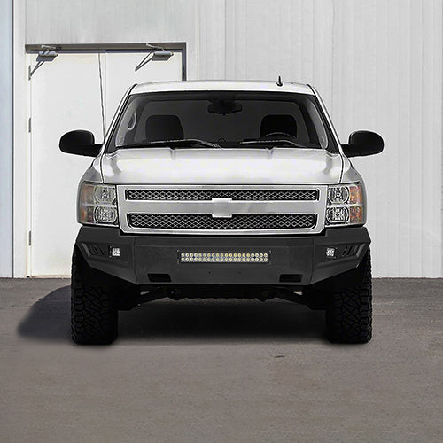 Front Bumper & Rear Bumper for 2007-2013 Chevy Silverado 1500 2nd Generation - ultralisk4x4 ULB.9021+9025 3