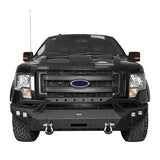 Front Bumper w/ Grill Guard & Rear Bumper for 2009-2014 Ford F-150 Excluding Raptor ultralisk4x4 ULB.8200+8204 4