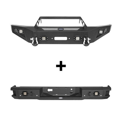Ford F-150 Front Bumper & Rear Bumper for 2009-2014 Ford F-150, Excluding Raptor  ultralisk4x4 ULB.8202+ULB.8203 2