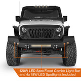 Jeep JK Full Width Front Bumper & Rear Bumper w/Tire Carrier for Jeep Wrangler JK JKU ultralisk4x4 ULB.2052+ULB.2029  7