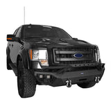 Front Bumper w/Grill Guard & Back Bumper for 2009-2014 Ford F-150 Excluding Raptor ultralisk4x4 ULB.8200+ULB.8203 3