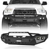 Full Width Front Bumper with Hoop(07-13 Toyota Tundra) - Ultralisk 4x4