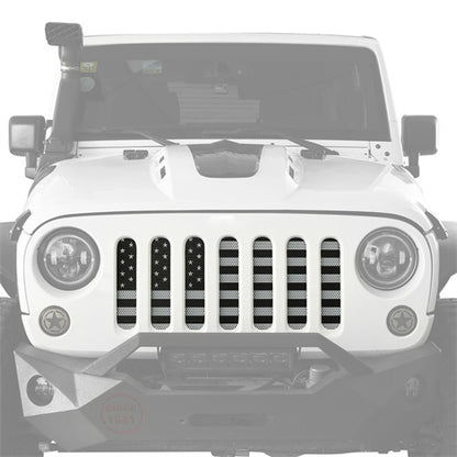 US American Flag Jeep Grille Insert Old Glory For 2007-2018 Jeep Wrangler JK & JKU - Ultralisk4x4
