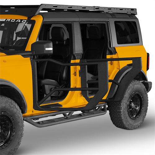 Off-road Half Front & Rear Doors For 2021-2025 Ford Bronco 4-Door - Ultralisk4x4