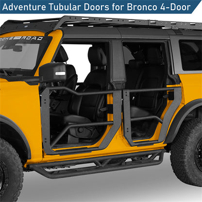 Off-road Half Front & Rear Doors For 2021-2025 Ford Bronco 4-Door - Ultralisk4x4