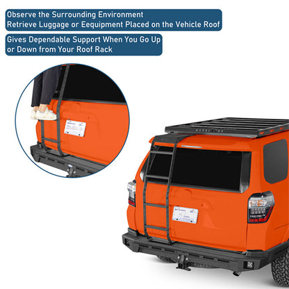 Road Trip Rear Hatch Ladder For 2010-2024 Toyota 4Runner - Ultralisk4x4