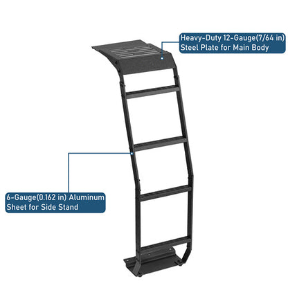 Road Trip Rear Hatch Ladder For 2010-2024 Toyota 4Runner - Ultralisk4x4