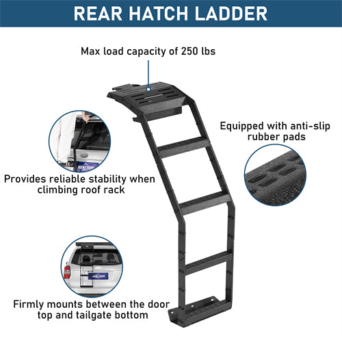 Rear Hatch Ladder For 2014-2018 Subaru Forester - Ultralisk4x4