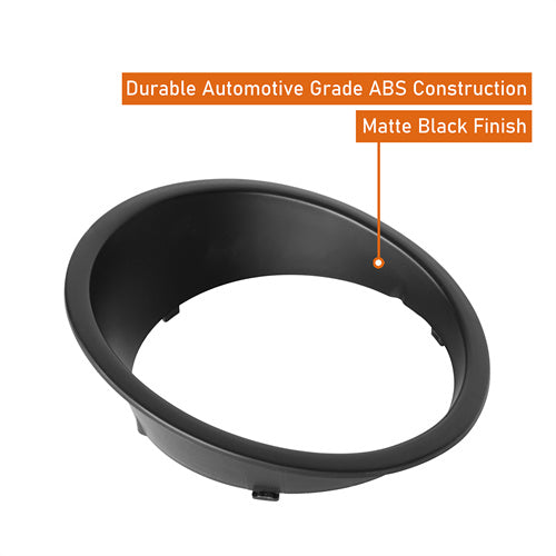 Headlight Cover Angry Bird Bezels Accessories For 2007-2015 Jeep Wrangler JK - Ultralisk4x4