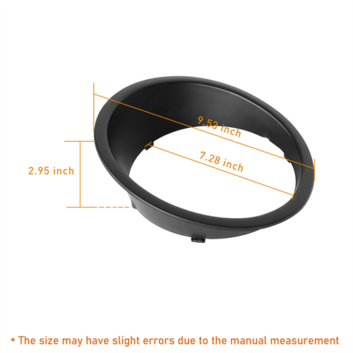 Headlight Cover Angry Bird Bezels Accessories For 2007-2015 Jeep Wrangler JK - Ultralisk4x4