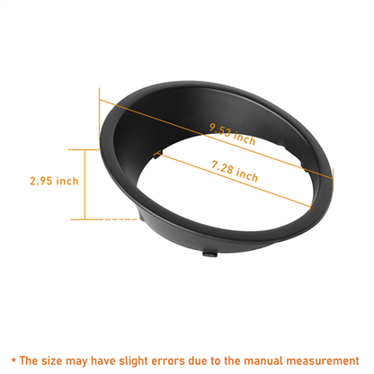 Headlight Cover Angry Bird Bezels Accessories For 2007-2015 Jeep Wrangler JK - Ultralisk4x4