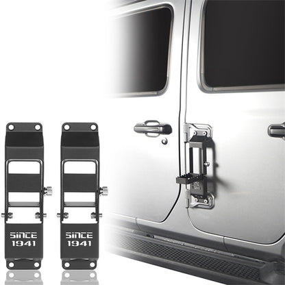 Door Hinge Steps-Pair For 2018-2025 Jeep Wrangler JL & Gladiator JT - Ultralisk4x4