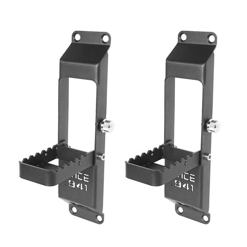 Door Hinge Steps-Pair For 2018-2025 Jeep Wrangler JL & Gladiator JT - Ultralisk4x4