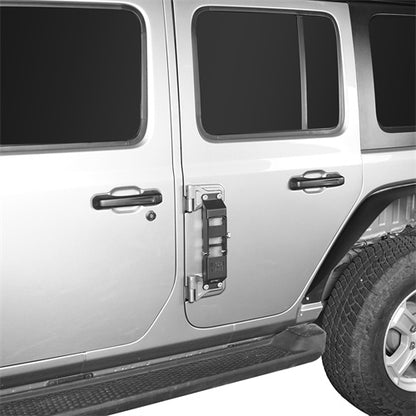 Door Hinge Steps-Pair For 2018-2025 Jeep Wrangler JL & Gladiator JT - Ultralisk4x4