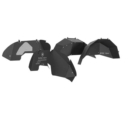 Front & Rear Aluminum Inner Fender Liners For 2018-2025 Jeep Wrangler JL (Excluding Rubicon 3.6L Engine)- Ultralisk4x4