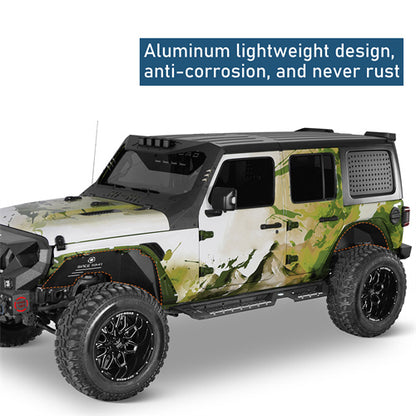 Front & Rear Aluminum Inner Fender Liners For 2018-2025 Jeep Wrangler JL (Excluding Rubicon 3.6L Engine)- Ultralisk4x4