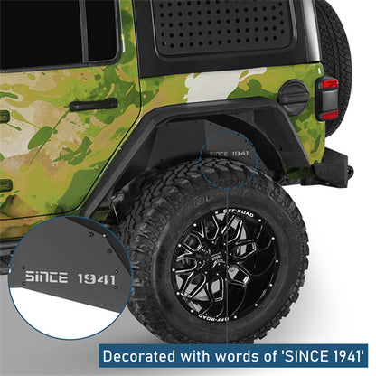 Front & Rear Aluminum Inner Fender Liners For 2018-2025 Jeep Wrangler JL (Excluding Rubicon 3.6L Engine)- Ultralisk4x4