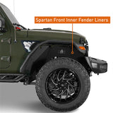 Jeep JT Front Inner Fender Liners & Rear Inner Fender Liners for 2020-2023 Jeep Gladiator JT - ultralisk4x4 ul70127013s 7