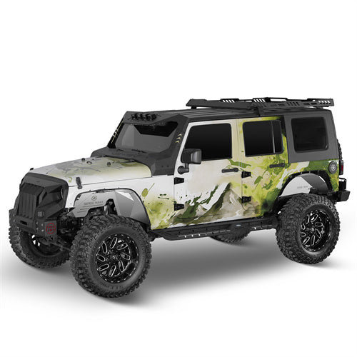 Front & Rear Aluminum Inner Fender Liners For 2007-2018 Jeep Wrangler JK - Ultralisk4x4