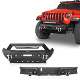 Jeep Gladiator JT Rock Crawler Stubby Front & Rear Bumper (20-24)- ultralisk4x4 ul30317003s 1