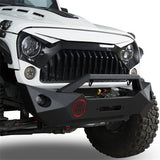 Rock Crawler Front Bumper & Different Trail Rear Bumper Combo Kit for 2007-2018 Jeep Wrangler JK JKU ultralisk4x4 ULB.2055+ULB.2030 5