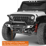 Jeep JK Offroad Front Bumper w/Winch Plate & Light Bar - Ultralisk 4x4 ul2077s 11
