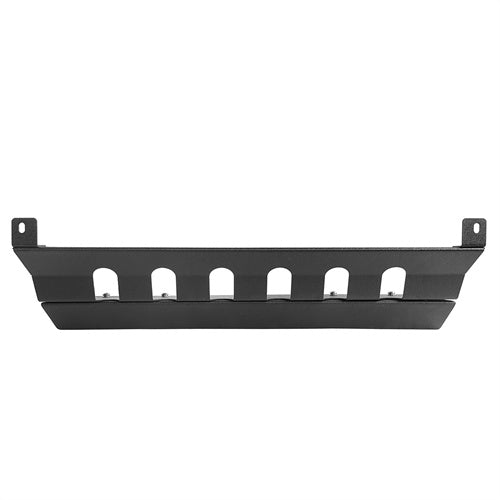 Black Steel Front Skid Plate For 2007-2018 Jeep Wrangler JK - Ultralisk 4x4