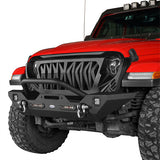 Jeep JL Mid Width Front Bumper & Rear Bumper for 2018-2023 Jeep Wrangler JL - ultralisk 4x4 ULB.3018+3003 3