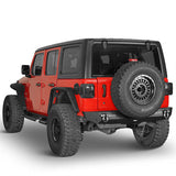 Jeep JL Back Bumper w/2" Hitch Receiver for 2018-2023 Jeep Wrangler JL - Ultralisk 4x4  ul2030s 4