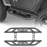 Jeep JL Tubular Side Armor Side Step Bars For 2-Door (2018-2024 Jeep Wrangler JL) - Ultralisk4x4
