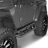 Tubular Side Armor Side Step Bars For 2018-2023 Jeep Wrangler JL - Ultralisk4x4 ul3050 6