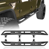 Jeep JT Side Steps Star Tubular Running Bards for 2020-2023 Jeep Gladiator JT - Ultralisk 4x4  ul7002s 2