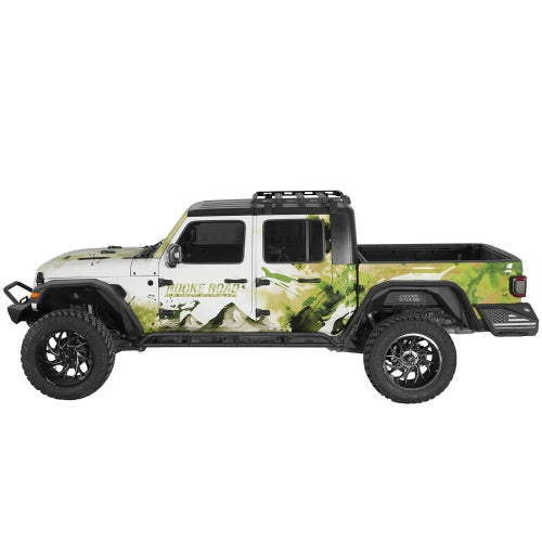 JEEP JT Rock Rails & Tube Slider Rocker Guards (20-26 Jeep Gladiator JT) - Ultralisk 4x4