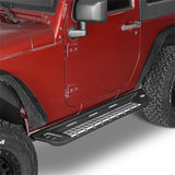 2007-2018 Jeep Wrangler JK Side Armor Side Step Bars For 2-Door - Ultralisk4x4 ul2083s 6