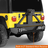 Jeep TJ Front and Rear Bumper Combo w/Tire Carrier for 1997-2006 Jeep Wrangler TJ - ultralisk 4x4 ULB.1010+ULB.1011 10
