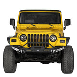 Jeep TJ Front and Rear Bumper Combo w/Tire Carrier for 1997-2006 Jeep Wrangler TJ - ultralisk 4x4 ULB.1010+ULB.1011 4
