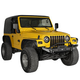 Jeep TJ Front and Rear Bumper Combo w/Tire Carrier for 1997-2006 Jeep Wrangler TJ - ultralisk 4x4 ULB.1010+ULB.1011 5